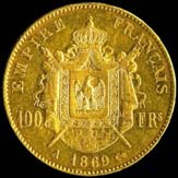 100 francs 1869